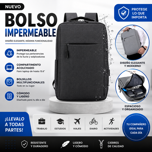 BOLSO PARA ESTUDIO MODELO 2025 IMEPRMEABLE