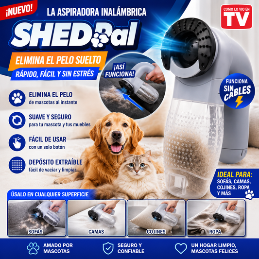mini aspirador de mascotas
